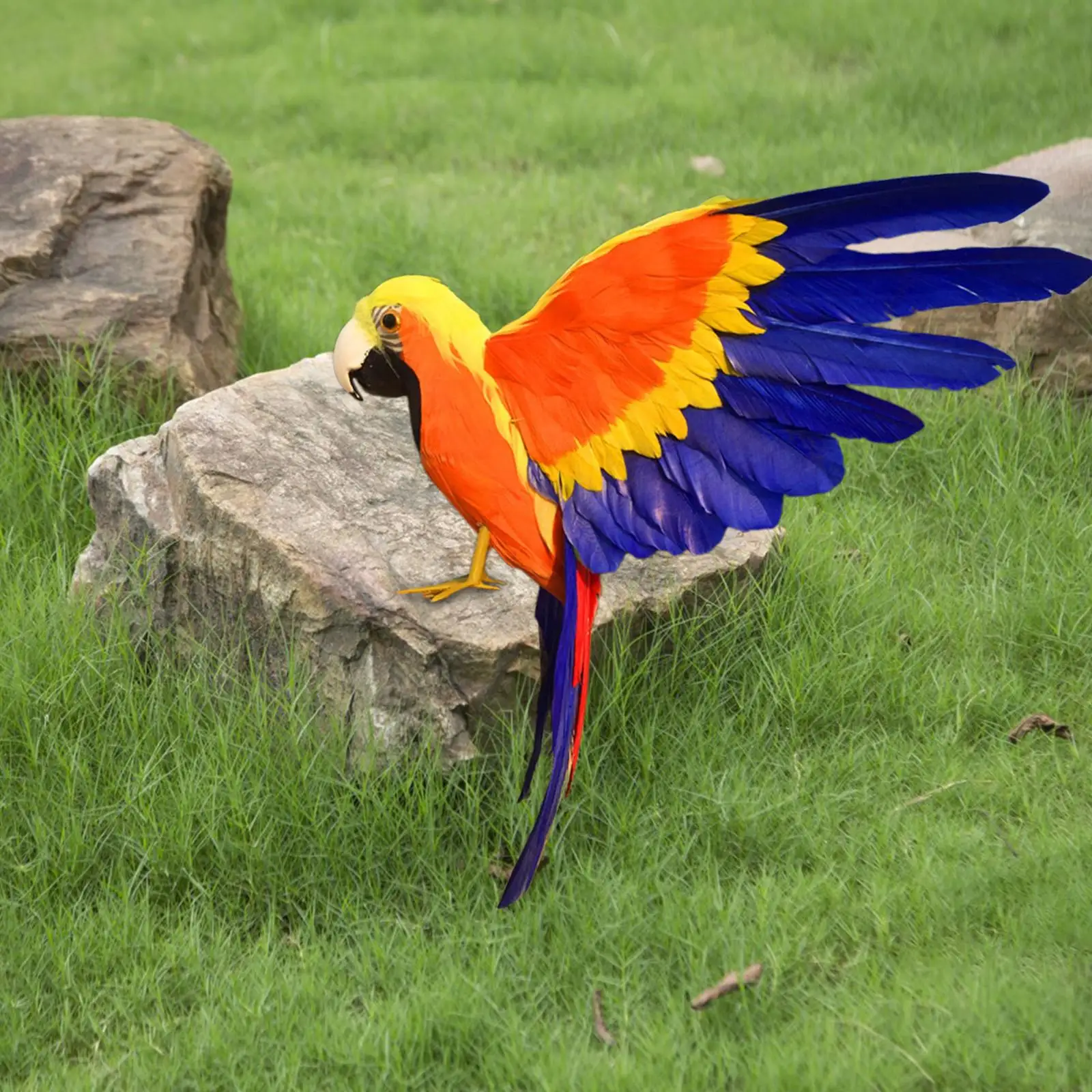 

Ручная имитация попугая фигурка перо искусственная Птица Попугай модель искусство для украшения газона домашний сад украшения реквизит дл...