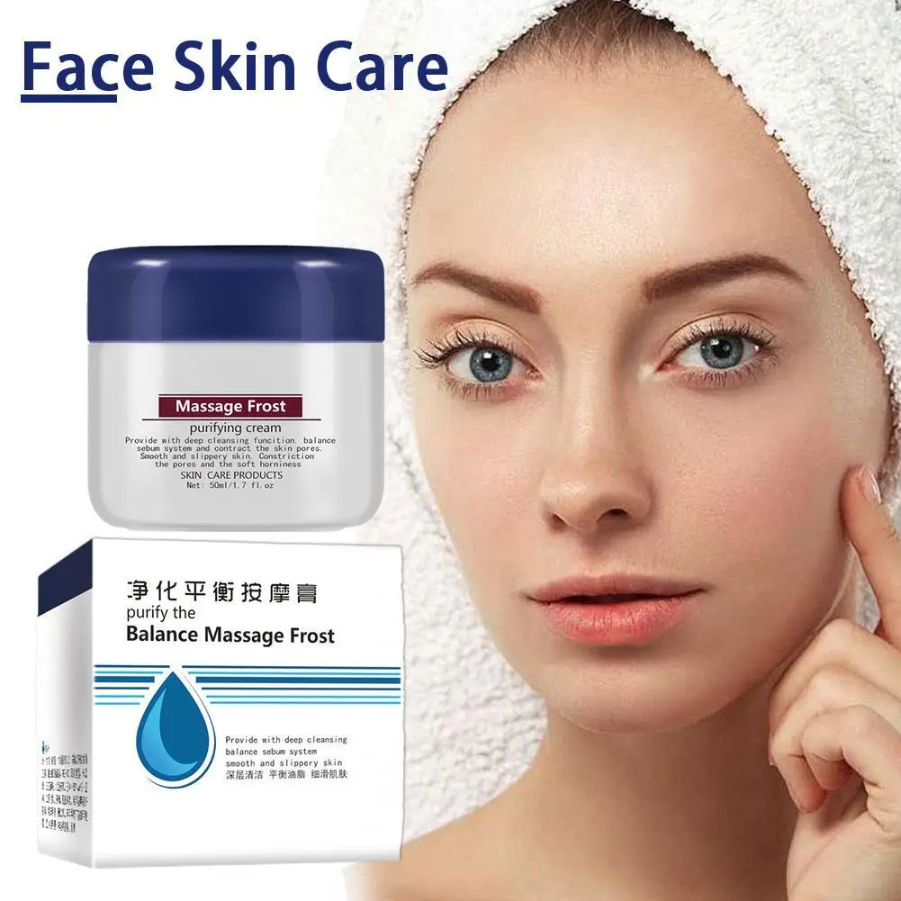 

Facial Care Balanced Massage Cream Moisturizing Deep Cleansing And Shrinking Pores Blackhead Removing Facial Skin Care Cream