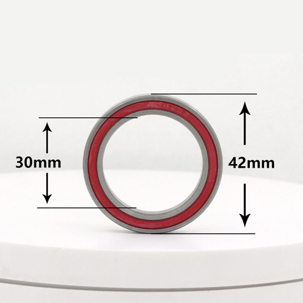 

Bottom Bracket Bike Ceramic Bearing High Quality Steel+Ceramic 6806 RS(61806) About 20g About 30x42x7mm 100% Brand