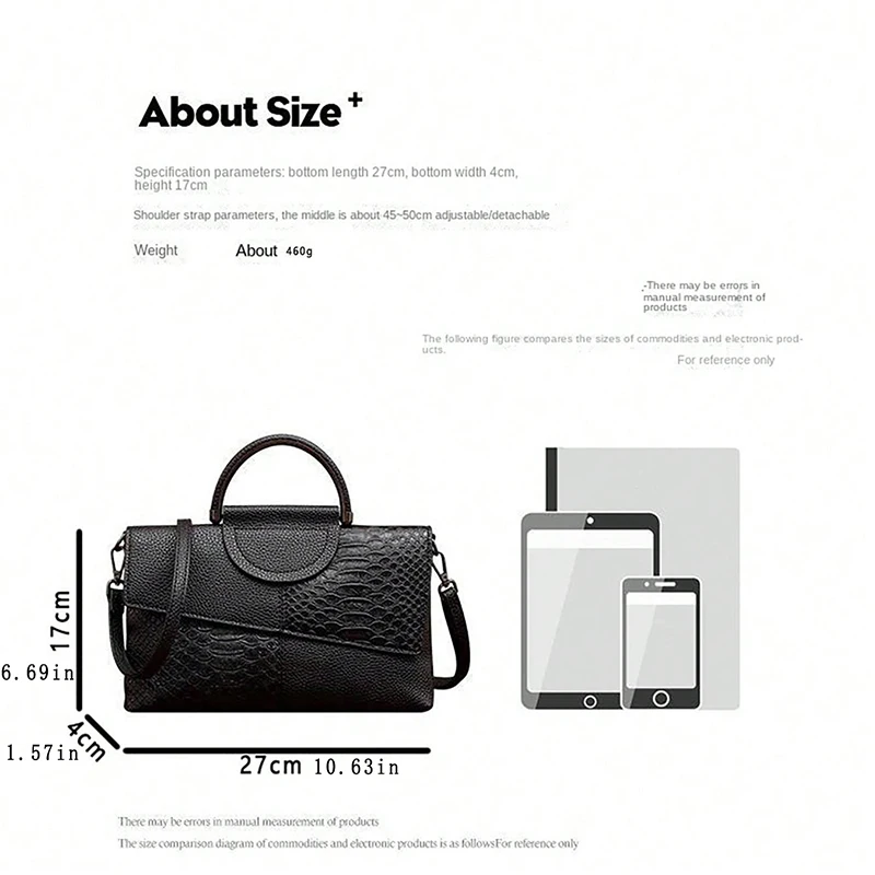 Женская сумка через плечо из искусственной кожи (полиуретан)