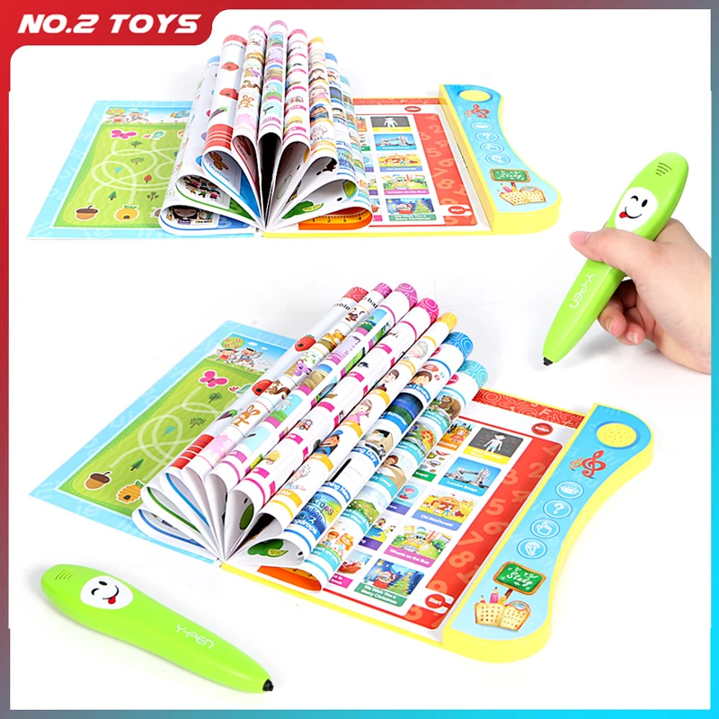 

Electronic y-book with Smart Logic Pen Multifunction Pronunciation Learning Machine for Kid,Early Educational Book Teaching Toys