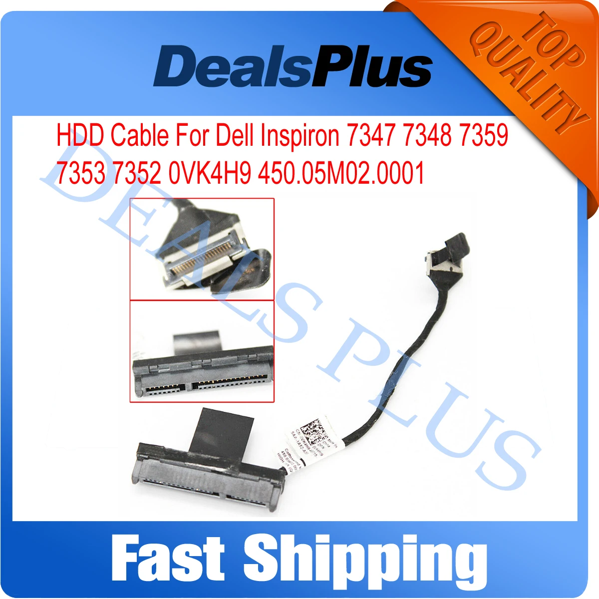 

Новинка, сменный гибкий кабель для жесткого диска SATA HDD для Dell Inspiron 7347 7348 7359 7353 7352 0VK4H9 450.05M02.0001