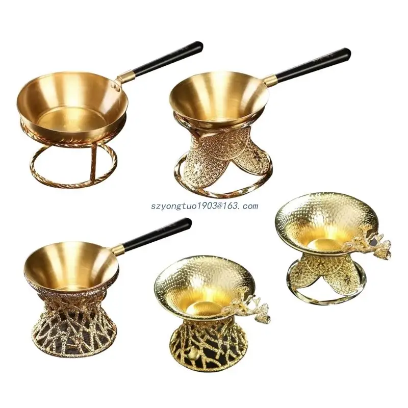 

Tea Strainer Loose Leaf Teapot Filter for Tea Ceremony Filtering Tea Dregs Gold