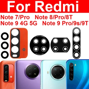 Наклейка на стекло для задней камеры Xiaomi Redmi Note 7 8 9 Pro Max 4G 5G Note 8T 9T 9S Наклейка на объектив основной задней камеры