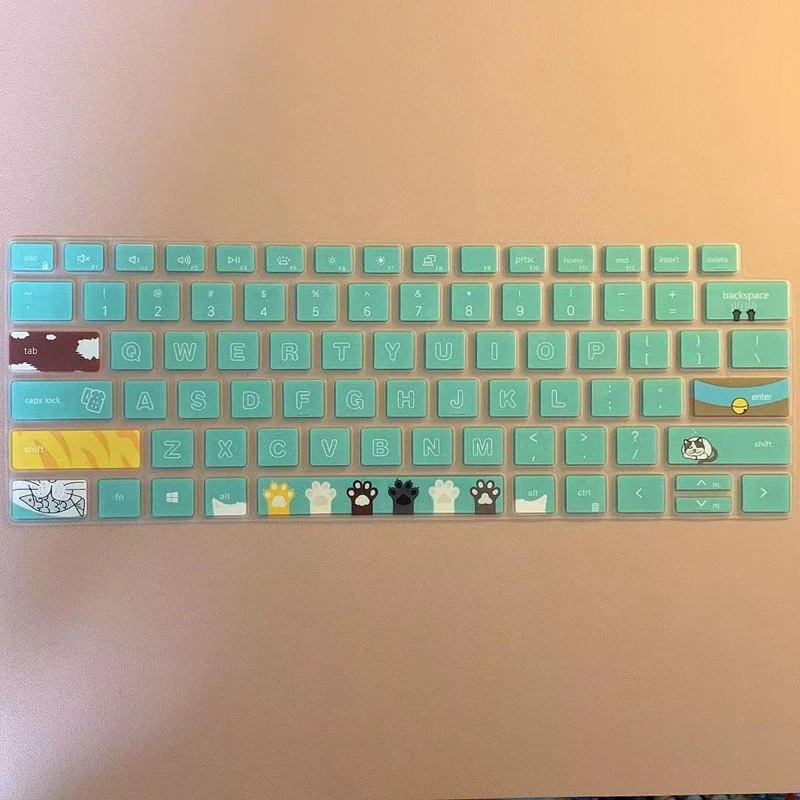 

For 14" Dell Inspriron 14 5410 5415 7415 2021 Dell Inspiron 13 5310 / Vostro 5310 Laptop Silicone Keyboard cover