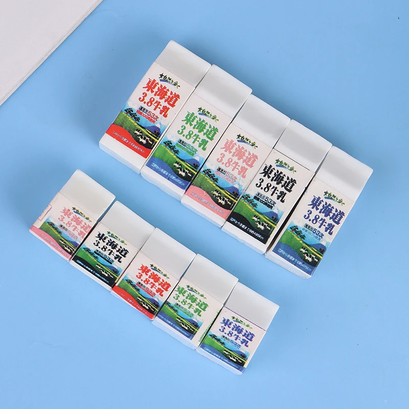 

5pcs 1:12 Dollhouse Miniature Milk Carton Bottle Drink Cup Pretend Toys Pretend Foods for Doll House Kitchen Accessories 2Sizes