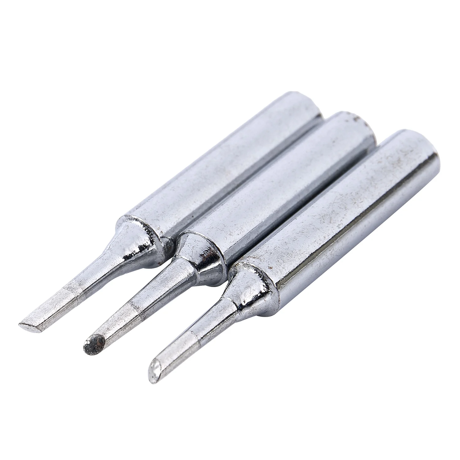 3 шт. 900M-T-2C 60 Вт 2 мм широкоугольный паяльник наконечник 43x6