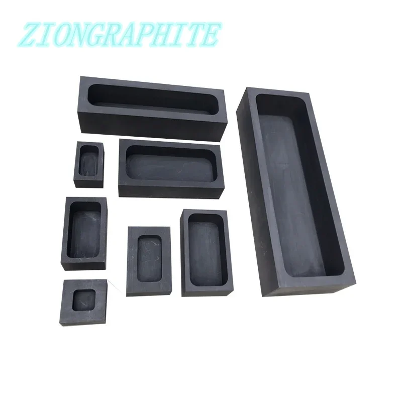 1 шт. литье форма квадратный графит тигель канавка для золотой серебряной