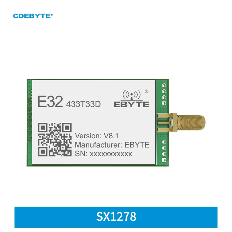 SX1278 LoRa Spread Spectrum Module 433MHz CDEBYTE E32-433T33D Long Disctance 12km 33dBm SMA-K UART Air-Wake up Wireless Module