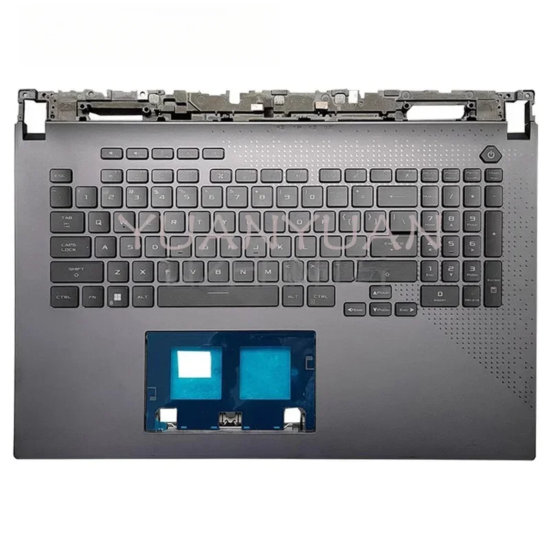 L используется для ASUS ROG Strix G17 G713 G713QY (2022) упор рук с клавиатурой подсветкой серого