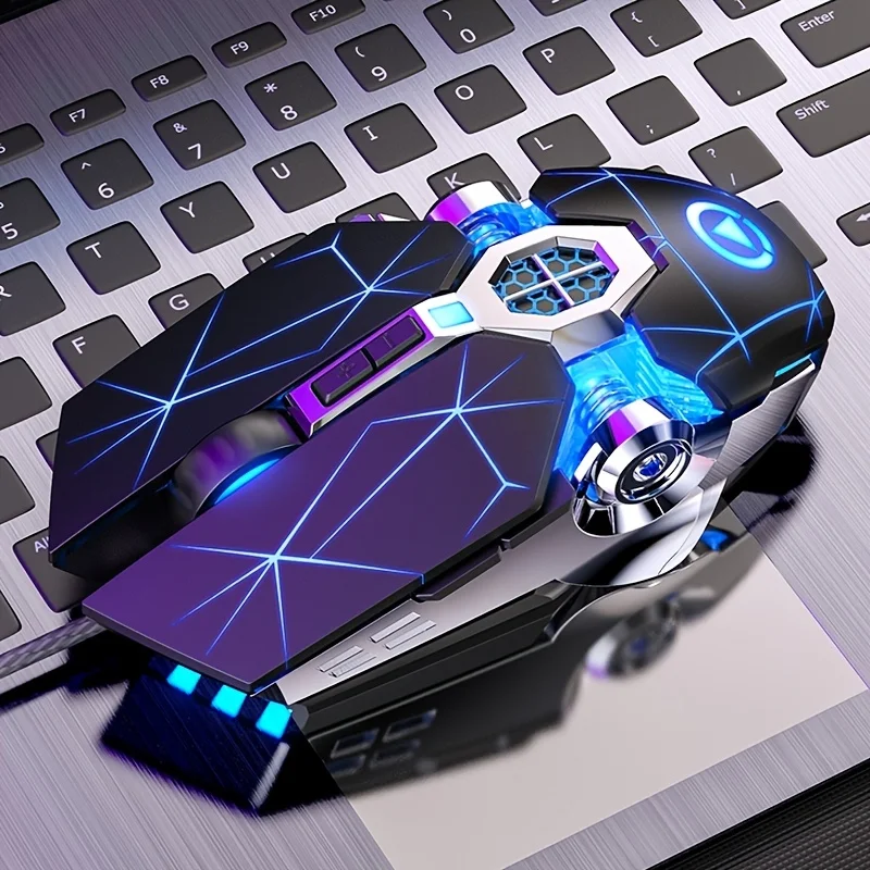 

Gaming Mouse , Silent Sound Mouse Macro ,Breathing Lights LED Optical Mouse For PC Laptop