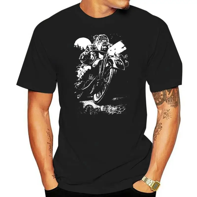 

Big And Tall T Shirt Biker Bulldog Design Tee Shirt Tall Shirts For Men Print Gift Mens Short