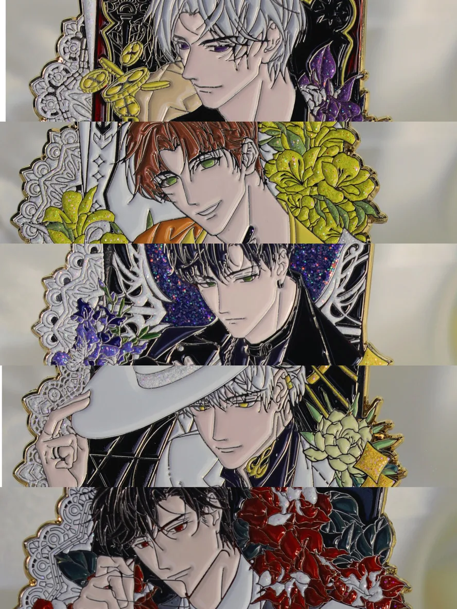 

Available Light and Night Osborn Evan Sariel Jesse Charlie Metal Badge Brooch Pin Collection MR