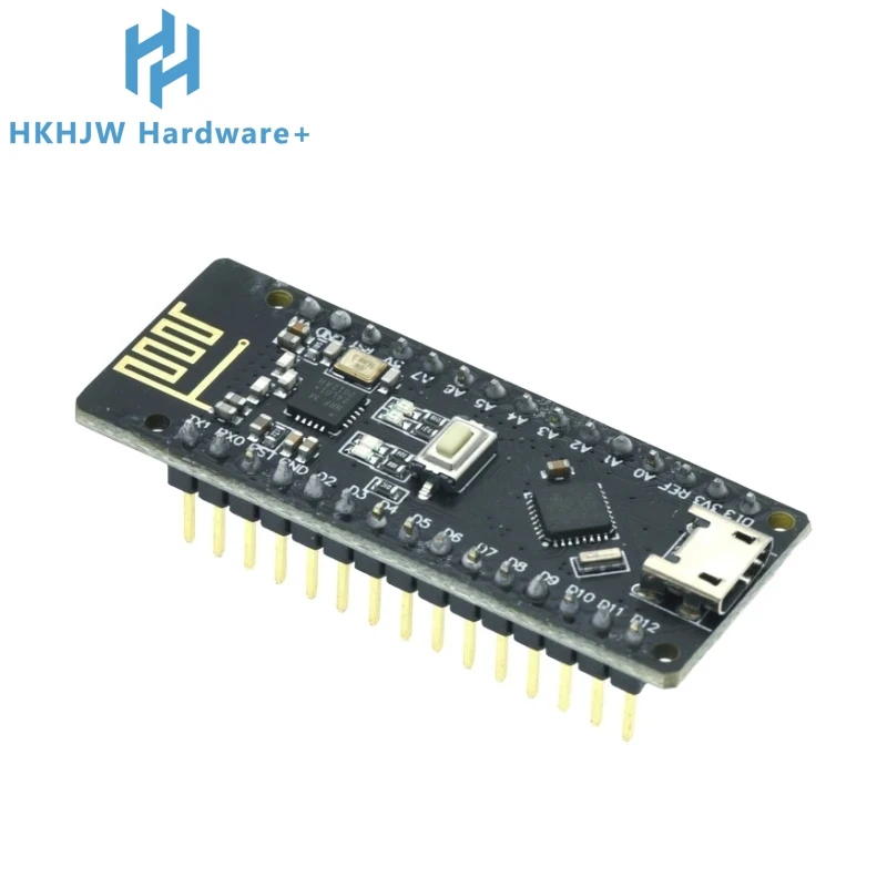RF-Nano для Arduino Nano V3.0 Micro USB плата ATmega328P QFN32 5 в 16 м CH340 интегрированная NRF24L01 + 2 4G