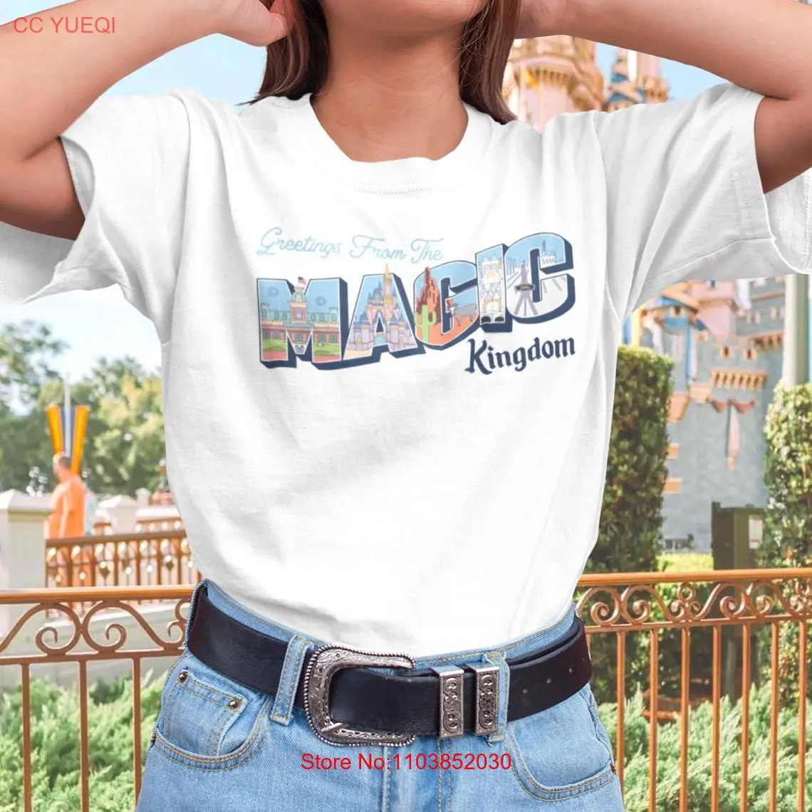Greetings from the Magic Kingdom T Shirt long or short sleeves