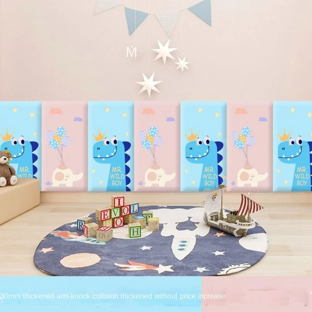 Радужные изголовья детская мягкая сумка с защитой от столкновений наклейки на