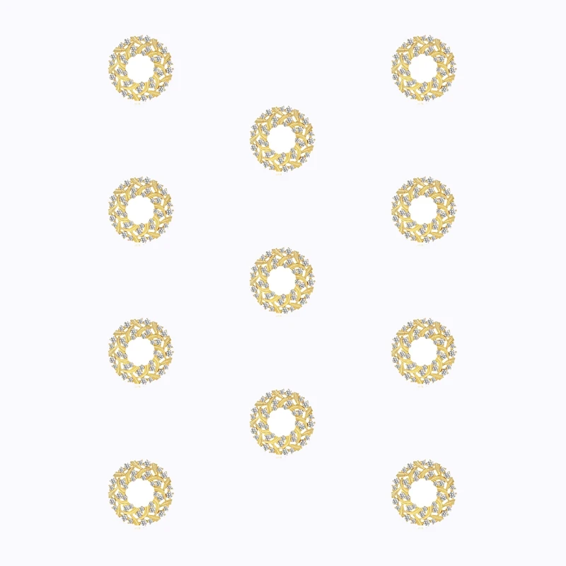 

11Pcs Fashion Rhinestone Butterfly Flower Wreath Scarf Buckle Brooch Jewelry Ring Bouquet Wreath Scarf Clip For Women