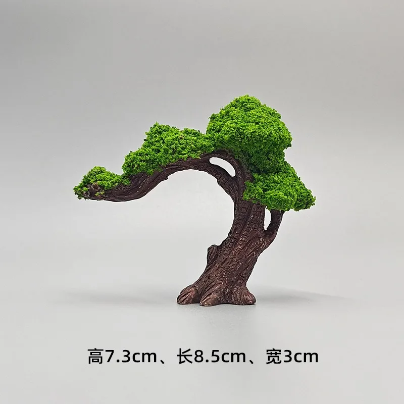 BAIUFOR миниатюрный пейзаж искусственный зеленый цветок деревья DIY украшение для