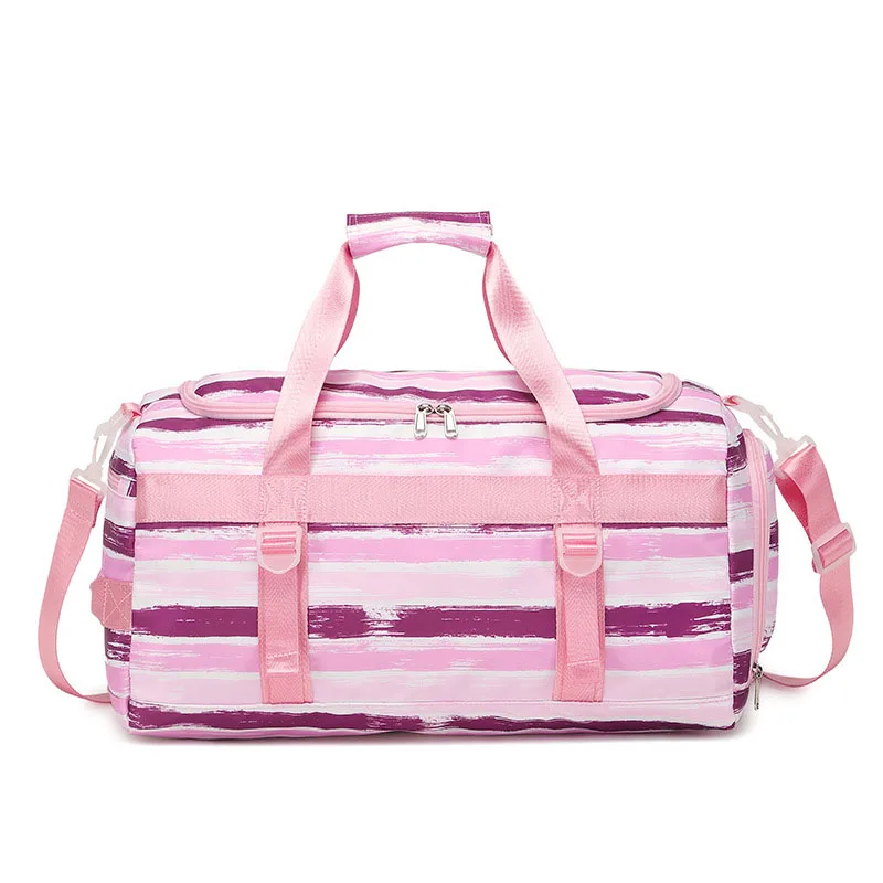 Fashion Waterproof Sports Gym Travel Duffle Bag Large Capacity Luggage Women Gym Handbags Fashion Foldable Duffle Bag Travel