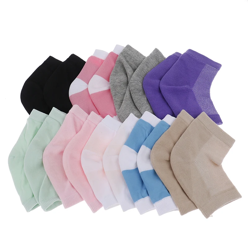 

1 пара, силиконовые Увлажняющие гелевые носки для пяток