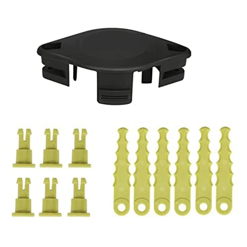 

For ACFHRL2 Weed Eater Bladed Head For Ryobi 18V,24V,And 40V String Trimmers,For RY40210 With 6 Replacement Blades