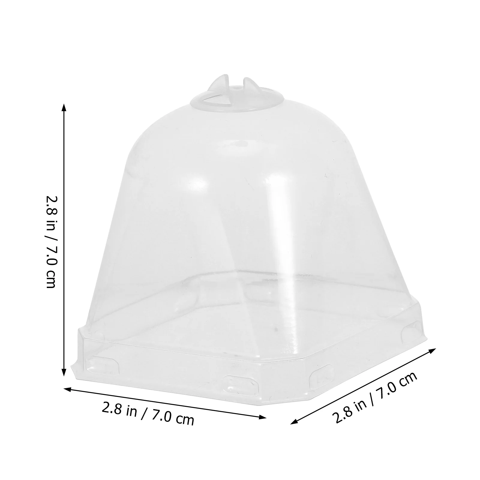 Цветочный горшок крышка для рассады питание растений наблюдение за ростом
