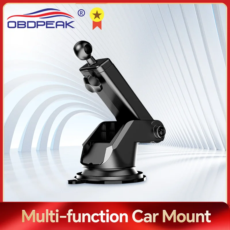 

Пластиковый автомобильный телескопический кронштейн с длинной ручкой, шариковая присоска, автоматическая поддержка мобильного телефона для автомобильной видеорегистратора OBDPEAK T20 и T30