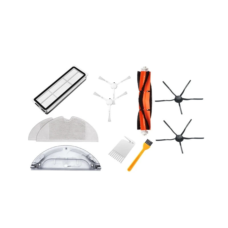 

Запчасти для пылесоса: основная щетка, боковая щетка, фильтр, Швабра, тканевый резервуар для воды для Xiaomi Mijia 1C, аксессуары для робота