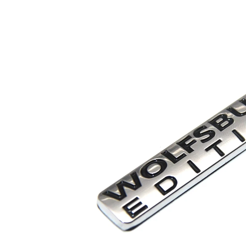 Металлическая хромированная эмблема заднего крыла автомобиля WOLFSBURG |