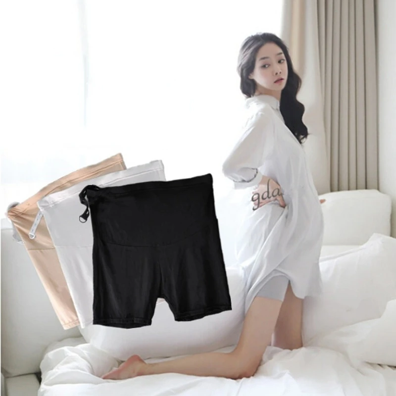 Modal Shorts Stretched Maternity Shorts Pants Summer Pregnancy Legging Underpants Belly Pregnant Women Security Trousers Skinny