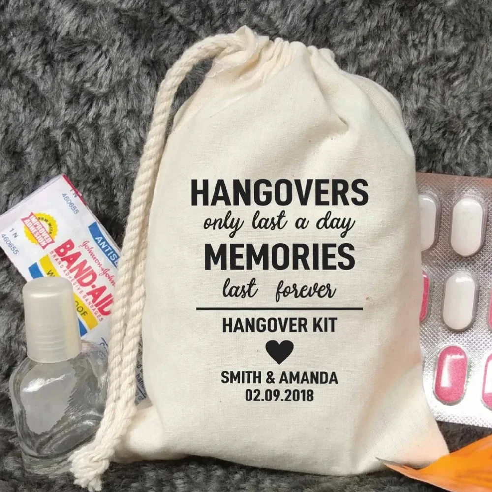 20 шт. сумки для свадебных сувениров на заказ - вешалки Last a Day Воспоминания Forever