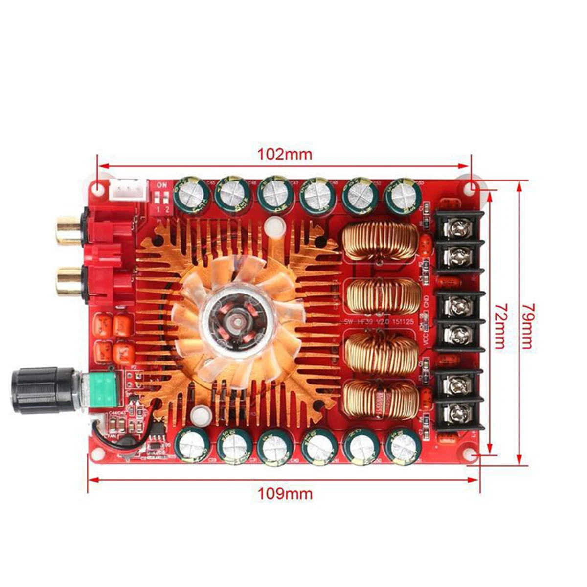 TDA7498E Плата цифрового усилителя мощности 2 x 160 Вт Стерео BTL220W Моно цифровой