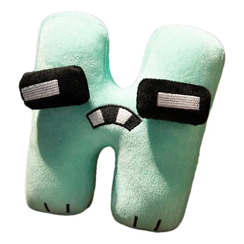 

Plush Toys Anime Doll Kawaii 26 English Letters Stuffed Toys Kids Enlightenment Montessori Plush Toy Doll Gifts