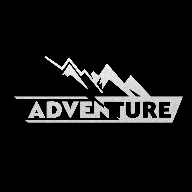 

M440 # вырезанная виниловая наклейка Приключения Автомобильная наклейка водонепроницаемые автомобильные декорации на кузове автомобиля бампер заднее окно ноутбук выбрать размер