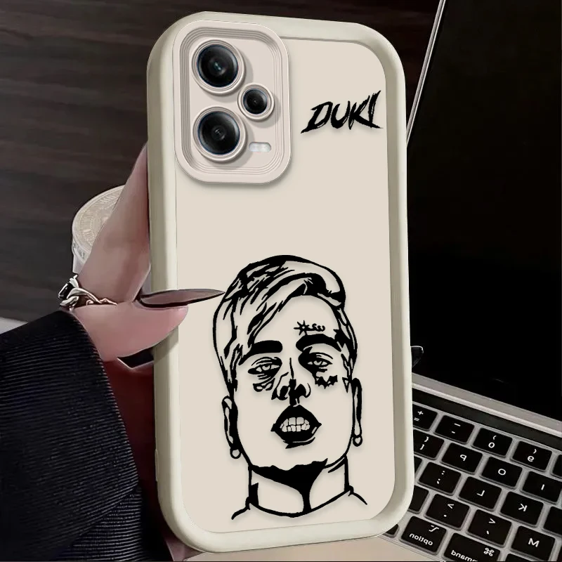 Фото Крутой чехол для телефона Duki Rapper для Xiaomi Redmi 14C 13C 12C 12 4G A3 A3X Redmi Note 14 13 12 11 Pro Plus 5G 12S 11S 10S 10 9 Cover №5