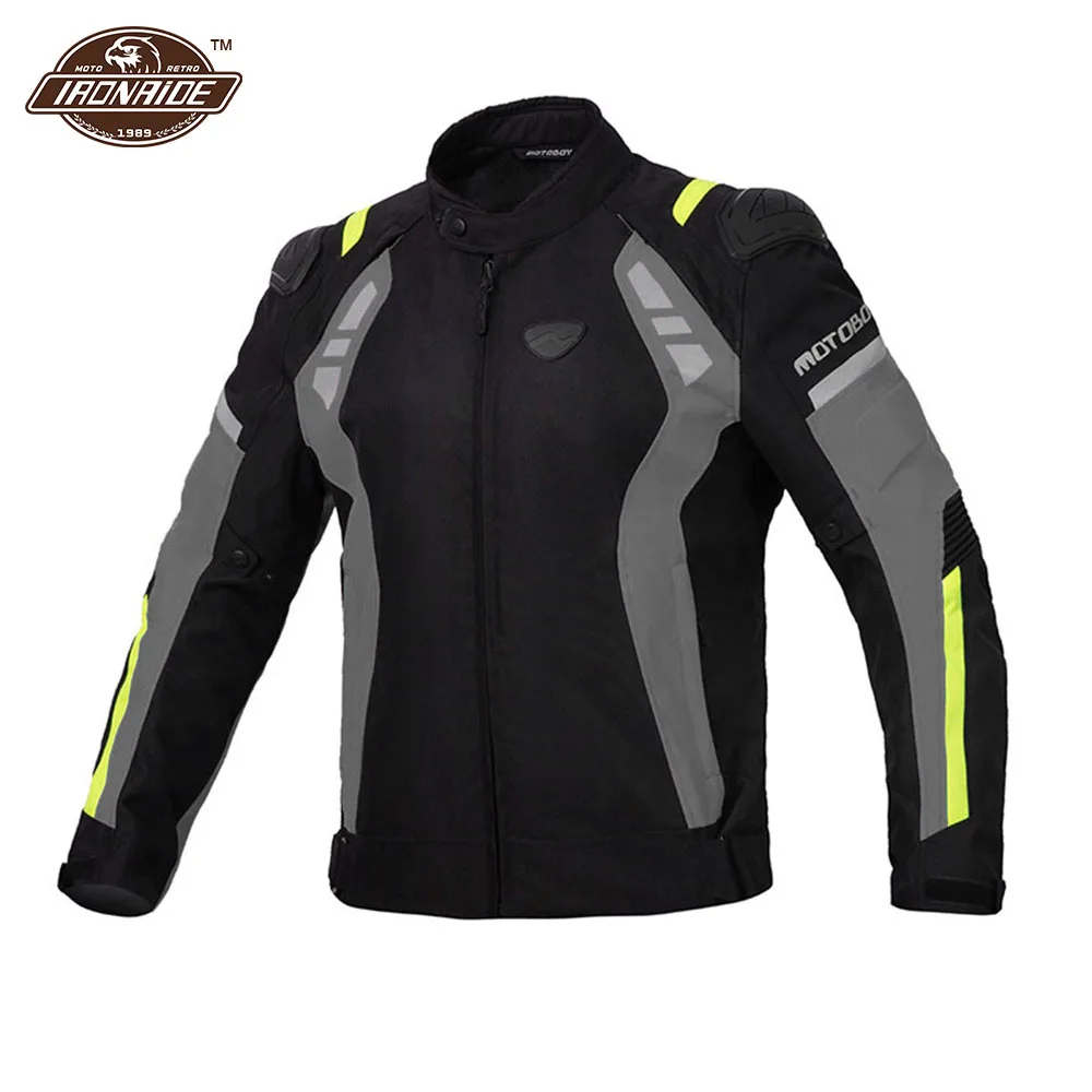 

Motorcycle Jacket Men 4 Seasons Keep Warm Jaqueta Motociclista Anti-drop Racing Jacket Reflective Motocross Jacket Pantalon Moto