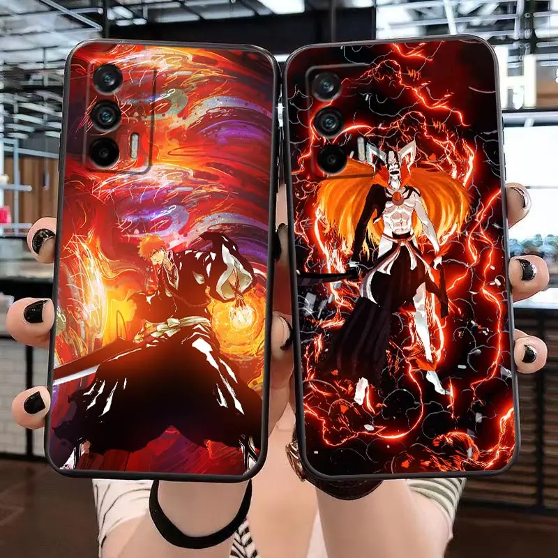 

Case For OPPO Realme GT 2 Pro Master NARZO 50 50I 50A 5G C35 C33 C31 C30 C30S C21 C21Y C20 C15 Case Anime Bleach Kurosaki Ichigo