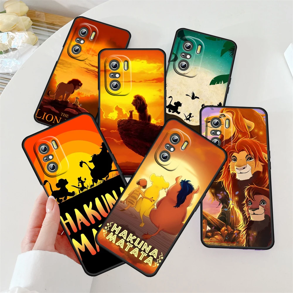 

Disney Lion King Cute For OPPO Reno 9 8 7Z 6 5 4Z 2Z Lite Pro SE Neo 4G 5G Silicone Soft Black Phone Case