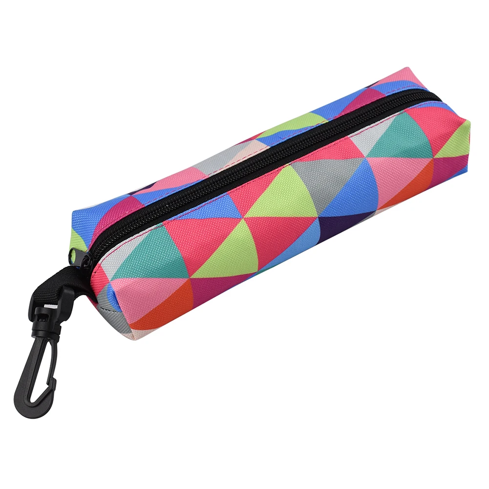 

DIY Crochet Polyester Storage Tote Anti-winding Fashion Large Capacity Knitting Bag Printed Portable Zipper Closure Home