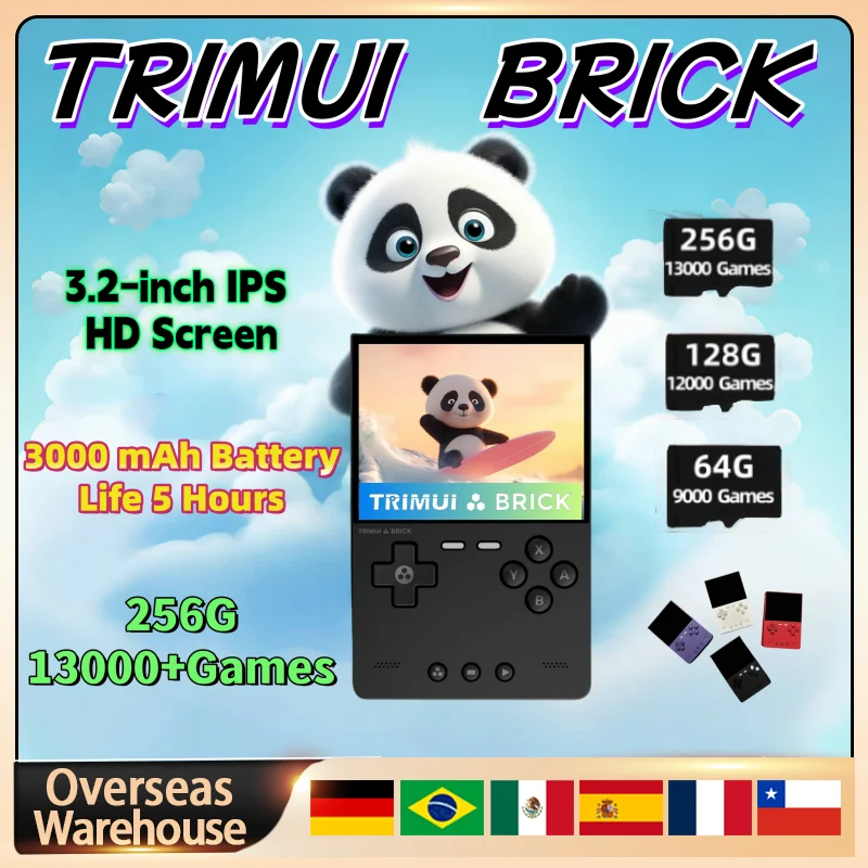 TRIMUI BRICK Ретро портативная игровая консоль портативный видеоплеер система Linux с