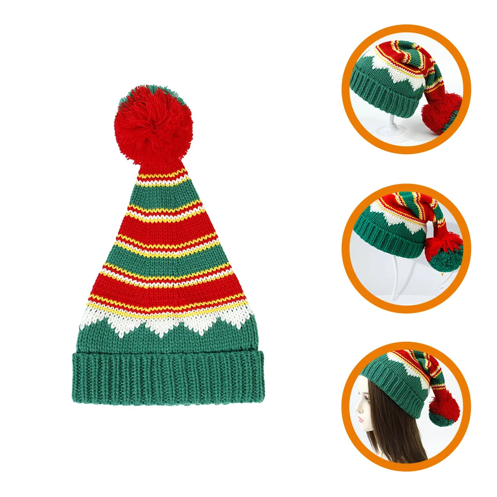 

Decorative Knitting Hat Christmas Beanie Xmas Winters Warm Knitted Womens Hats Caps