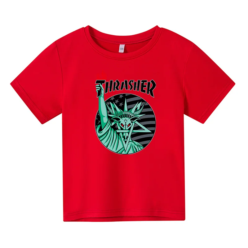 

2d Short Sleeve T Shirts Kids Boys Girls Baby Unisex Sports Cartoon Anime Tops Kids Clothing T Shirts Baby Boy Clothes Boys Clot