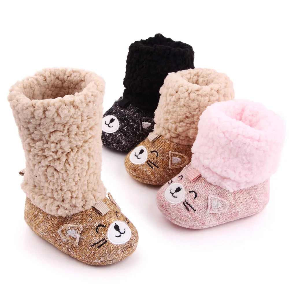 

Newborn Baby Socks Shoes Boy Girl Star Toddler First Walkers Booties Cotton Comfort Soft Anti-slip Warm Infant Crib Shoes 0-18m