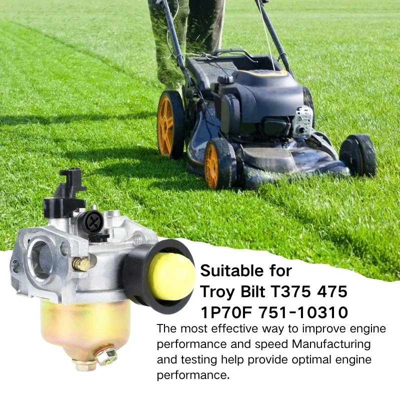 Карбюратор 1P65 T675 MTD Troy Bilt T375 475 1P70F 751-10310 для садовой техники газонокосилки