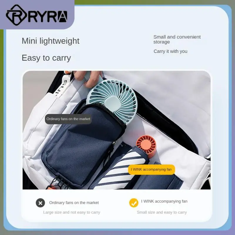 

Mute Operation Accompanying Pocket Fan Small And Light Air Conditioning Large Battery Capacity Hand-held Cooling Fans Air Cooler