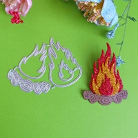 beautiful bonfires flames firewood cutting dies diy scrapbook embossed card photo album decoration handmade crafts