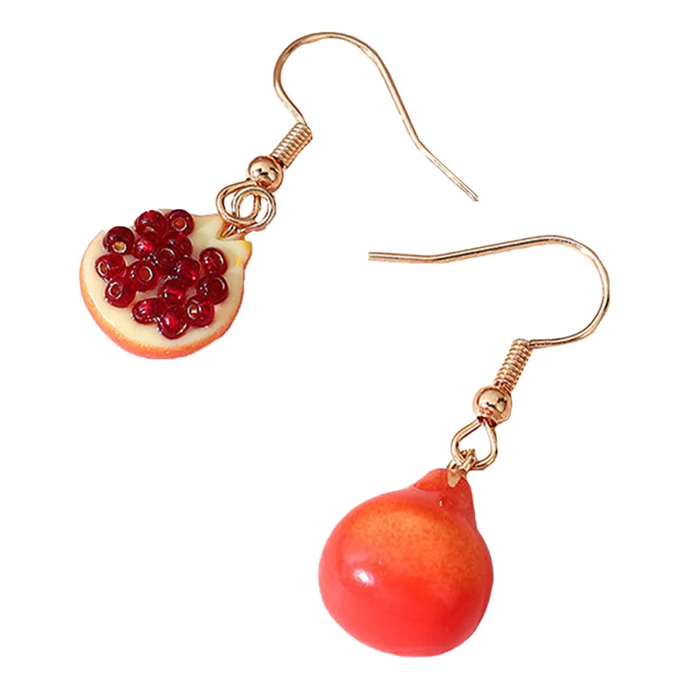 

Appendix Sweet Girl Earrings Earings Women Ornament Funny Eardrop Acrylic Pomegranate Shape Student Womens