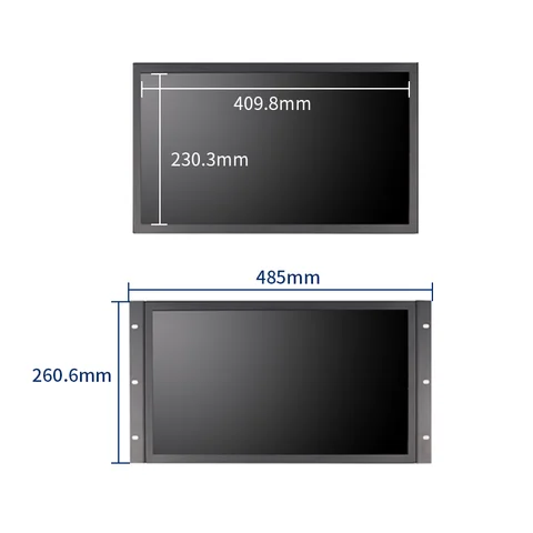 Дешевый 18,5-дюймовый FHD1920x1080 IPS VESA для крепления на панели с открытой рамкой, резистивный/емкостный сенсорный экран, промышленный монитор, ЖК-дисплей