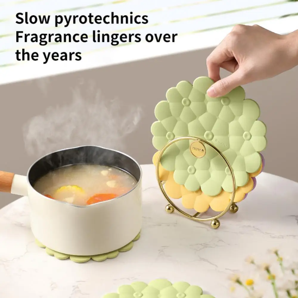 

Table Decoration Cup Wad Storage And Decoration Are The Same More Applicable Scenarios Silicone Coaster Safe Silica Gel Lovable