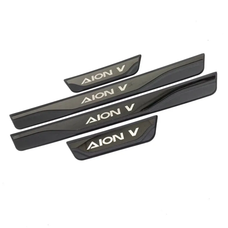 Фото Для GAC AION V 2025: Защитные накладки на пороги, накладки на педали, декоративные накладки, внешние защитные наклейки из пластика для автомобиля №4